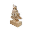 Picture of CHRISTMAS WOODEN DECORATION TREE WITH LED LIGHT